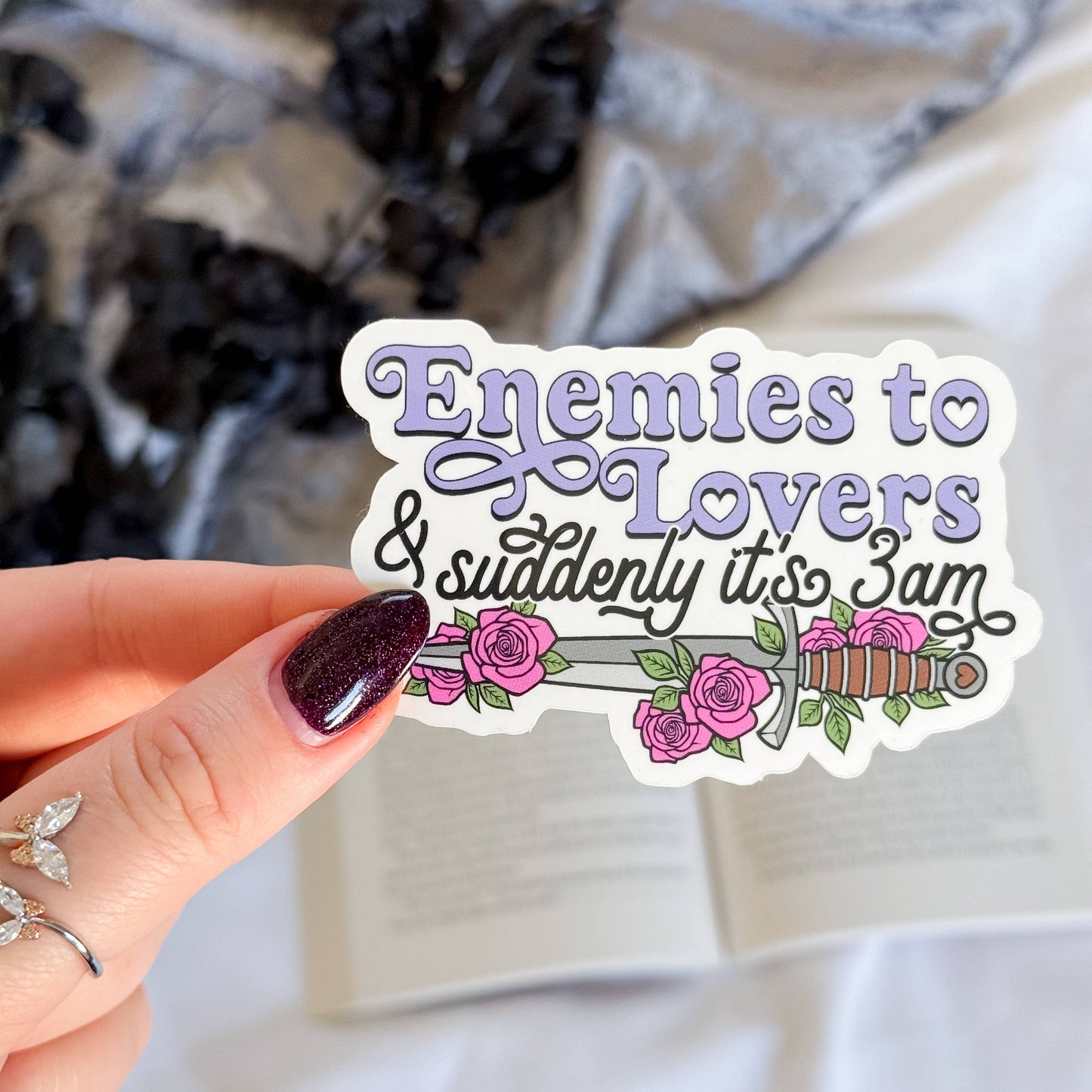 Suddenly It's 3 AM Sticker - Mini