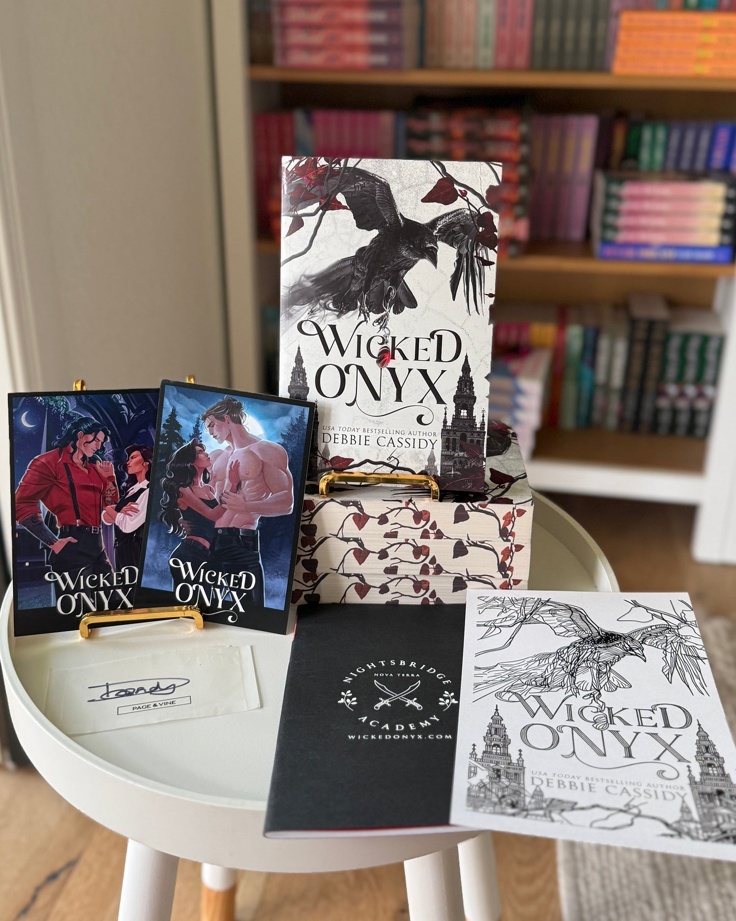 Wicked Onyx (Veritas Legacy #1) - SIGNED BOOKPLATE + SWAG