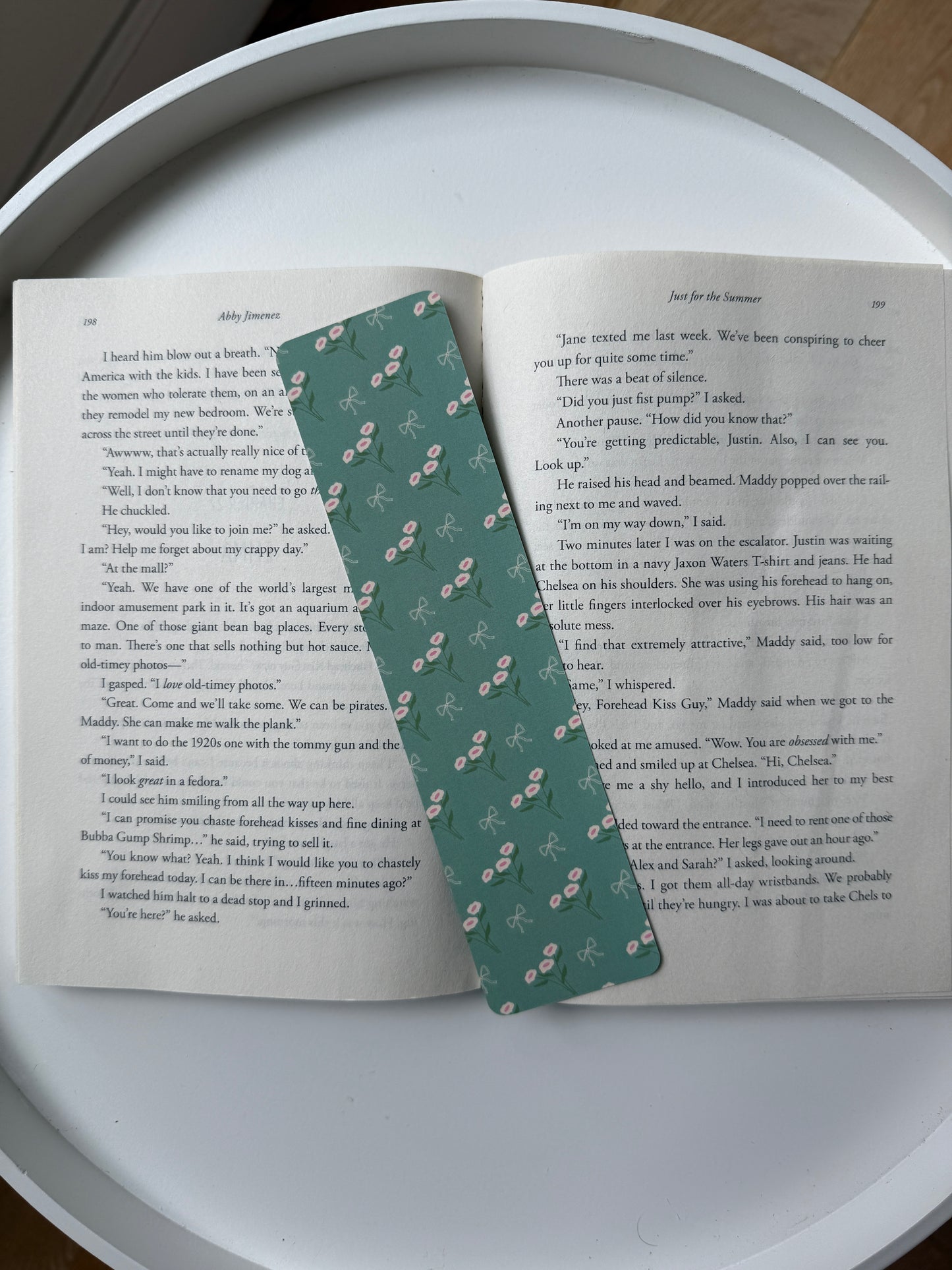 Coquette Floral Bookmark