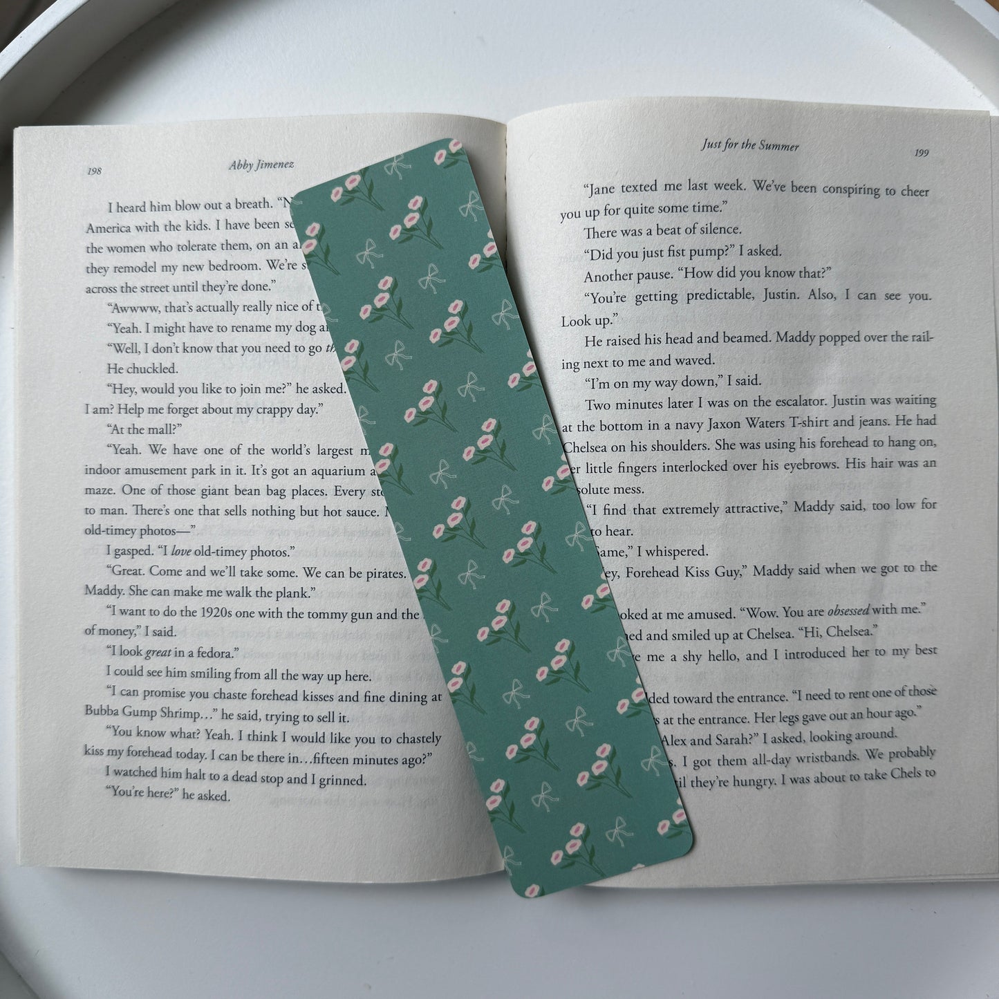 Coquette Floral Bookmark