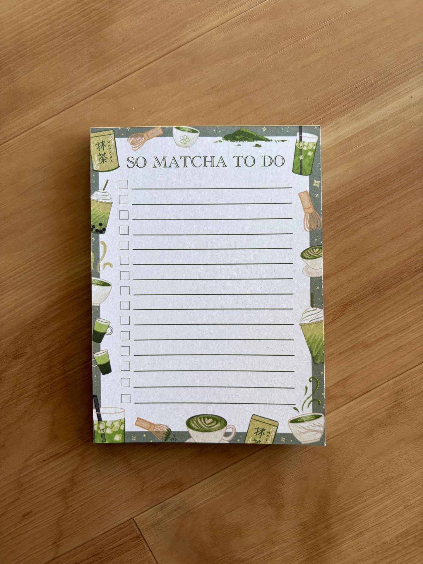 So Matcha to Do Notepad