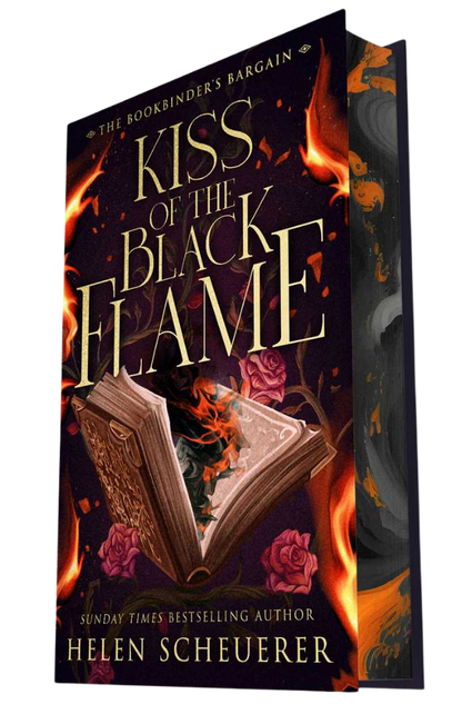 PREORDER - Kiss of the Black Flame (The Bookbinder's Bargain #1) - SIGNED BOOKPLATE + ART