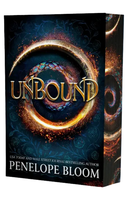 Book cover of 'Unbound' by Penelope Bloom with a cosmic design.