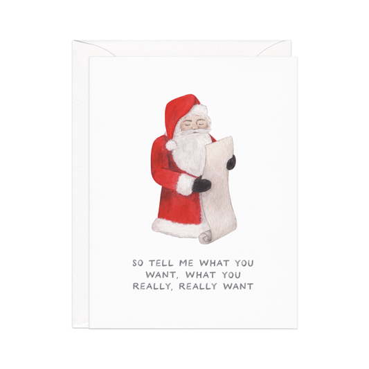 Spice Girls Santa — Funny Pop Culture Christmas Card