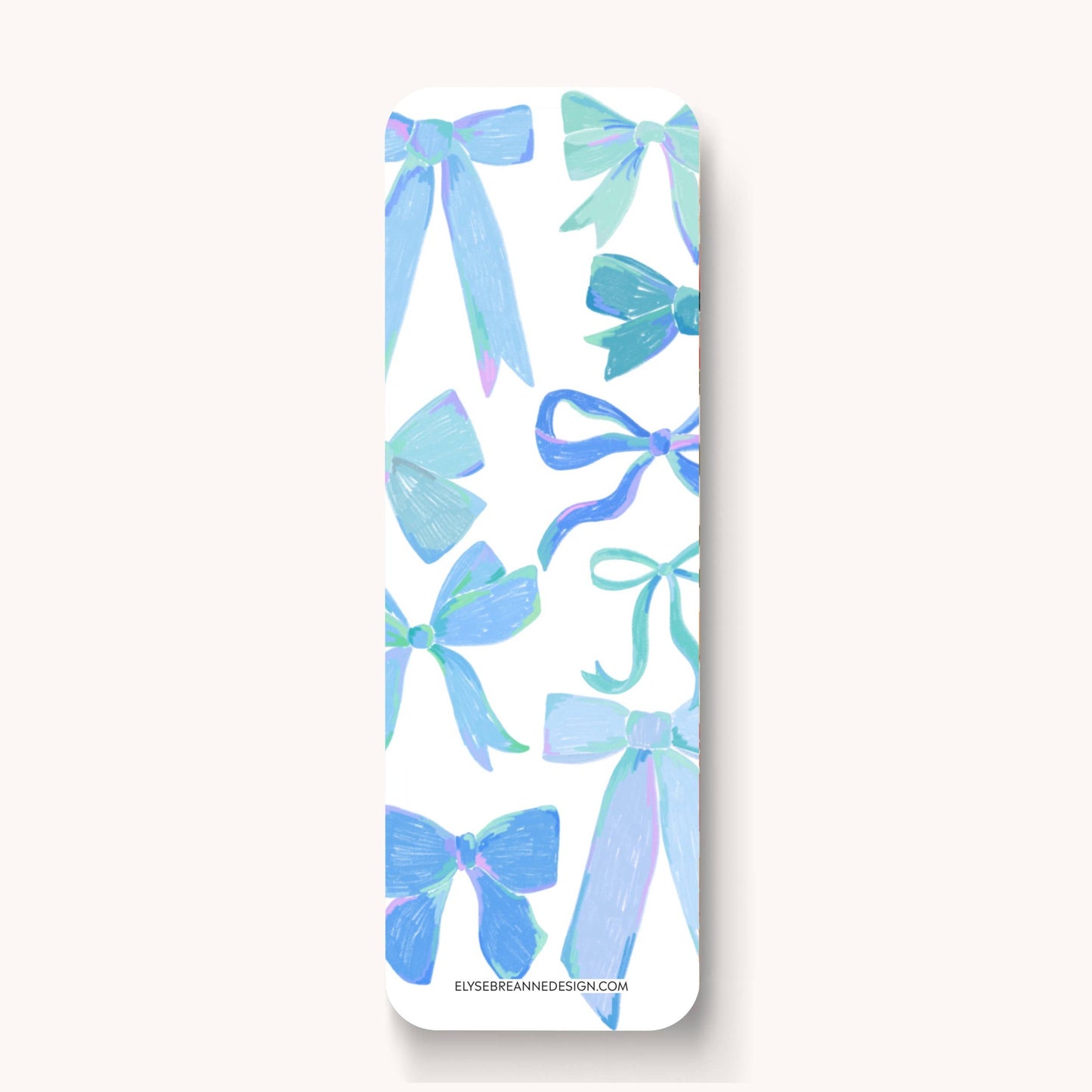 Blue Bows Bookmark