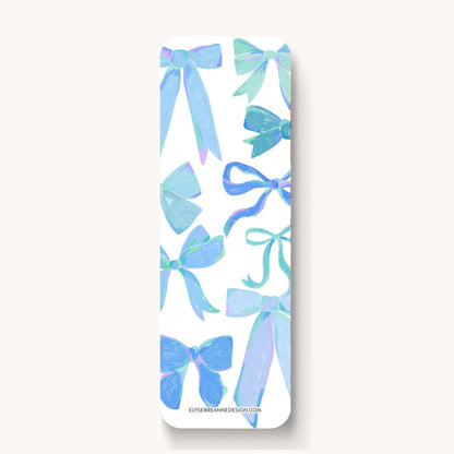 Blue Bows Bookmark