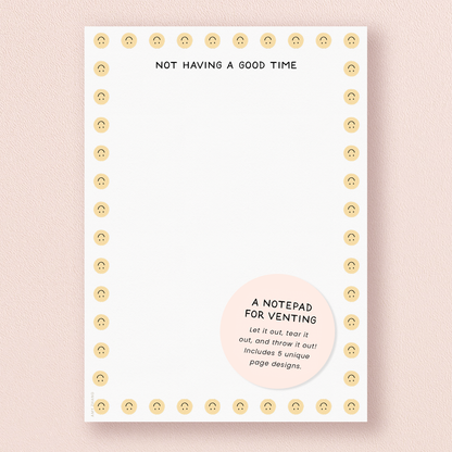 Let It Out, Tear It Out — Venting Notepad For Mental Health