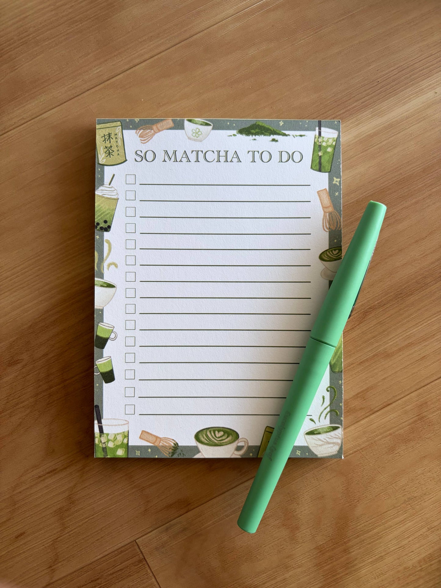 So Matcha to Do Notepad