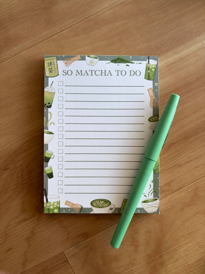 So Matcha to Do Notepad