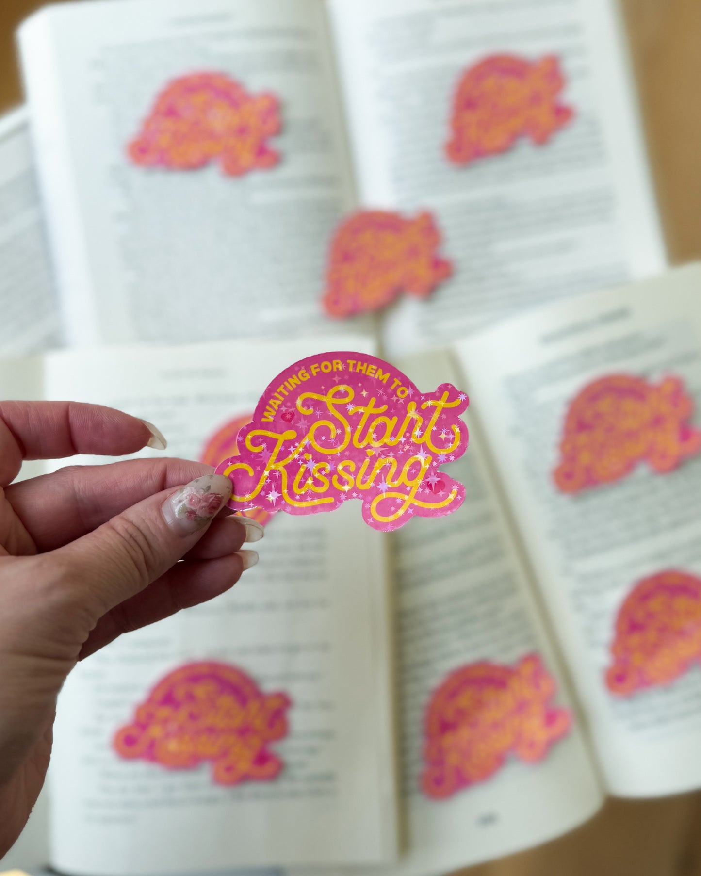 Waiting for Them to Start Kissing Sticker