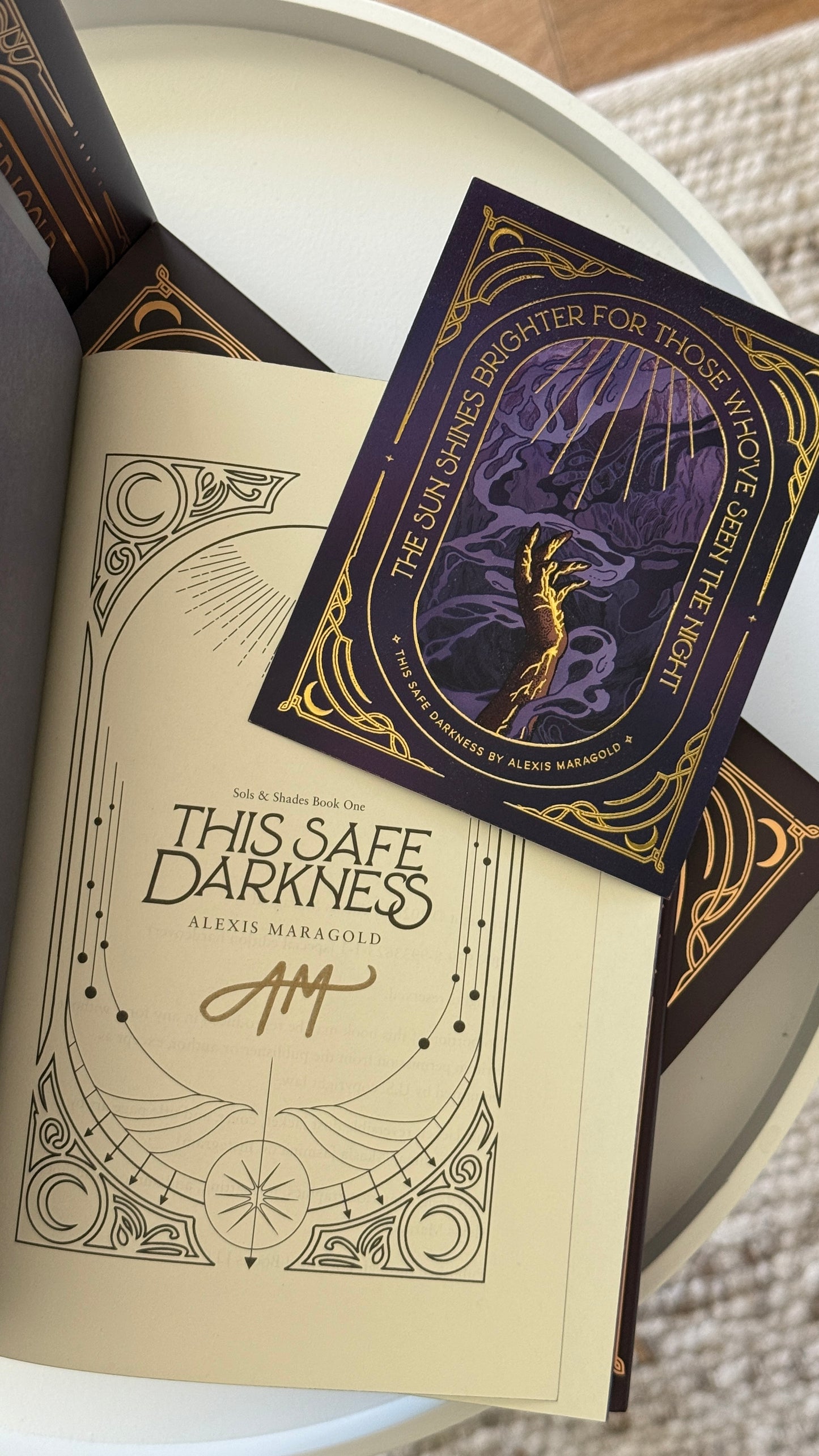 This Safe Darkness (Sols & Shades #1) (Special Edition Hardcover) - SIGNED + ART