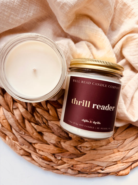 The Thrill Reader Candle | Shop Exclusive