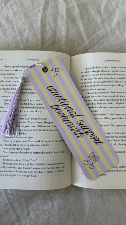 Emotional Support Bookmark with Tassel