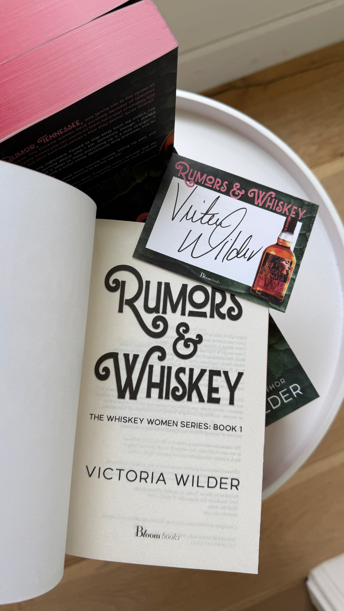 Rumors & Whiskey (Deluxe Edition) (The Whiskey Women #1) - SIGNED BOOKPLATE