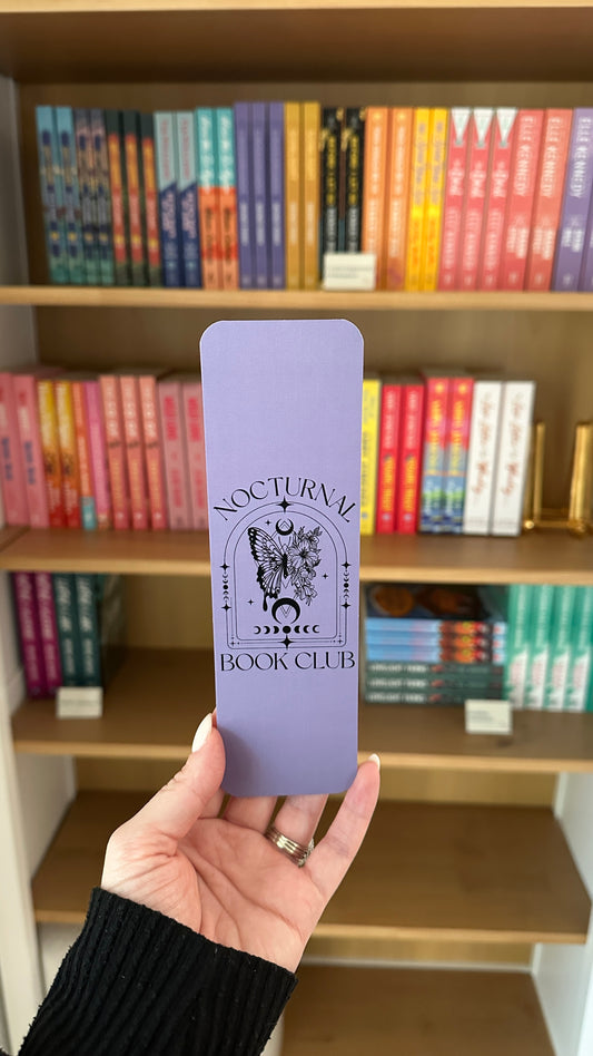 Nocturnal Book Club Bookmark