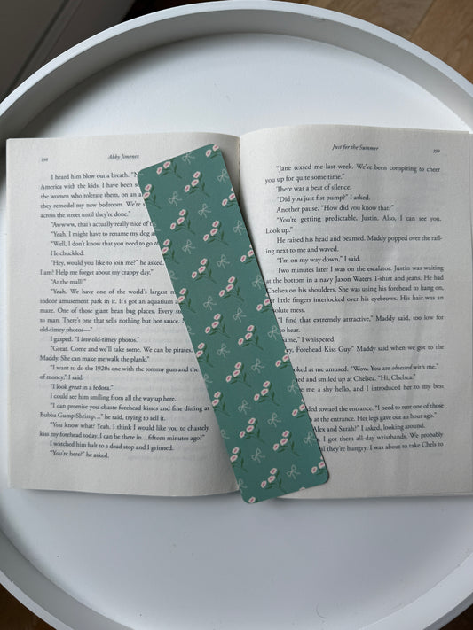 Coquette Floral Bookmark