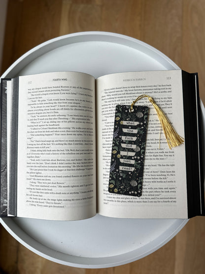 "WTF Did I Just Read?" Bookmark