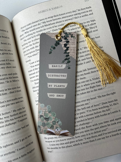 Easily Distracted By Plants and Smut Bookmark