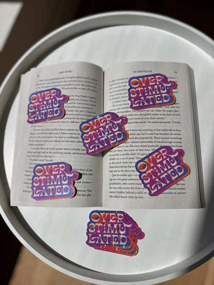 Overstimulated Sticker