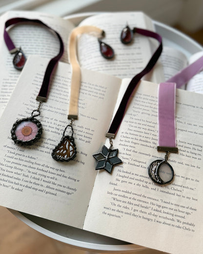 Stained Glass Velvet Ribbon Bookmark