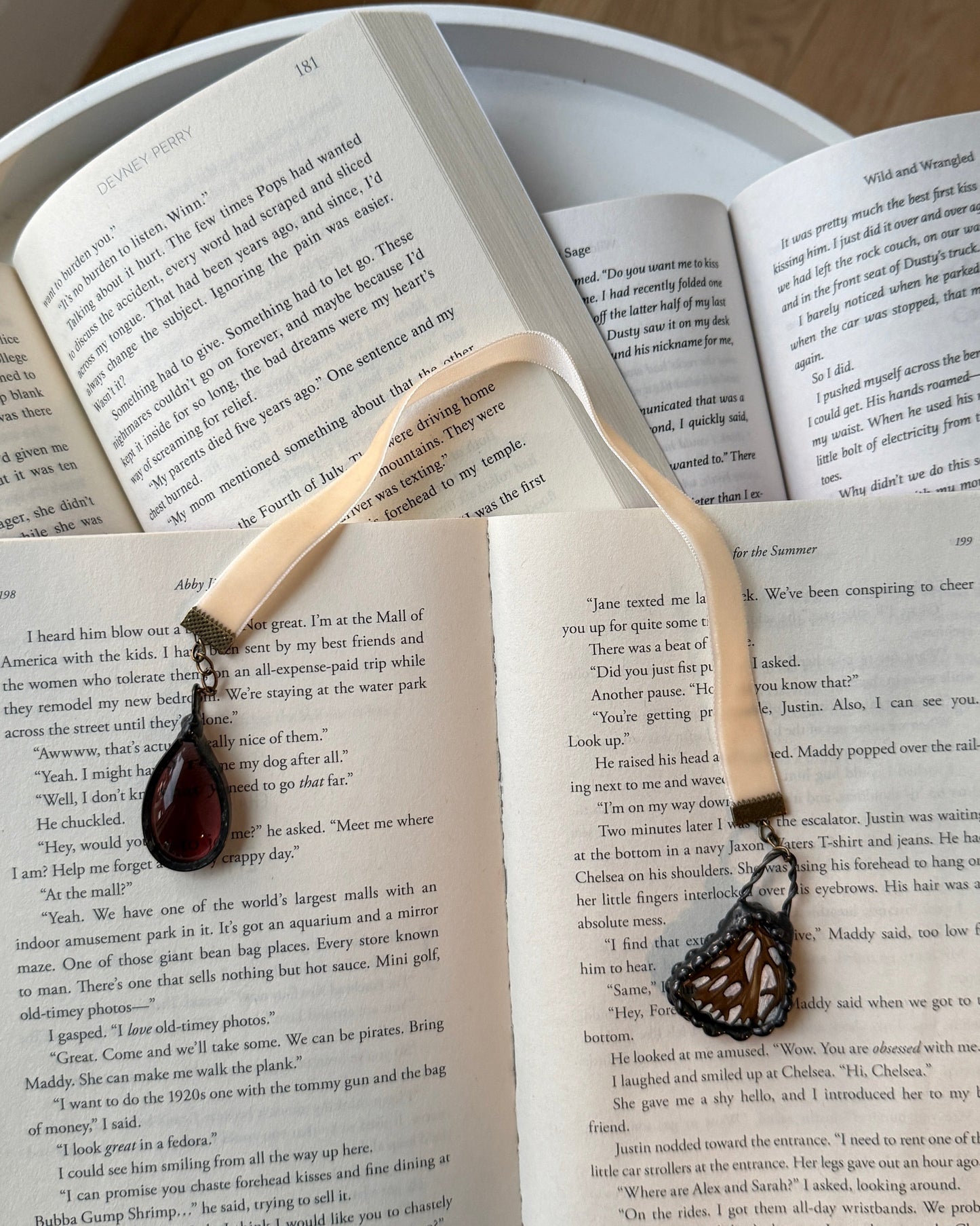 Stained Glass Velvet Ribbon Bookmark