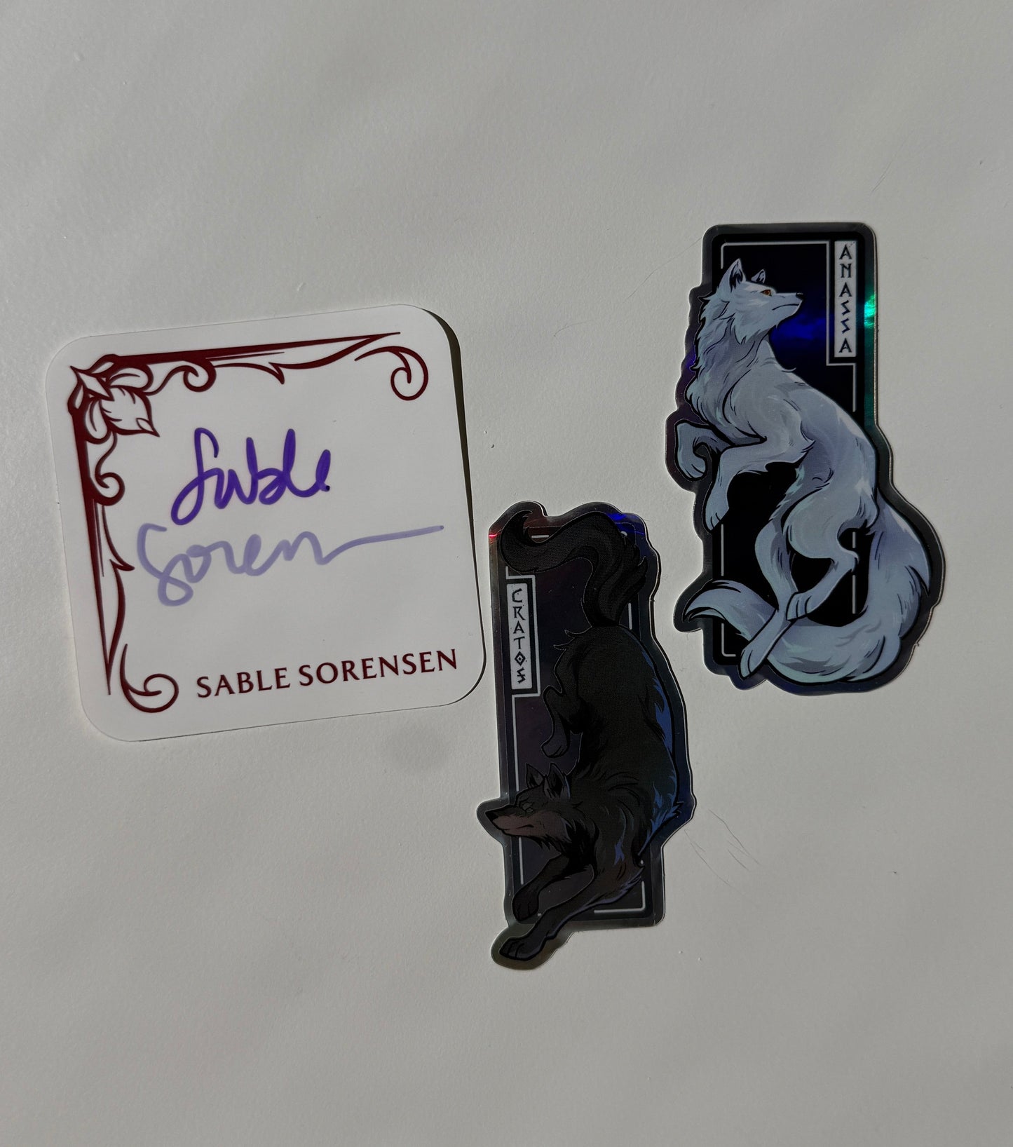 DAMAGED - Dire Bound (The Wolves of Ruin #1) (Deluxe Limited Edition) - SIGNED BOOKPLATE + STICKERS