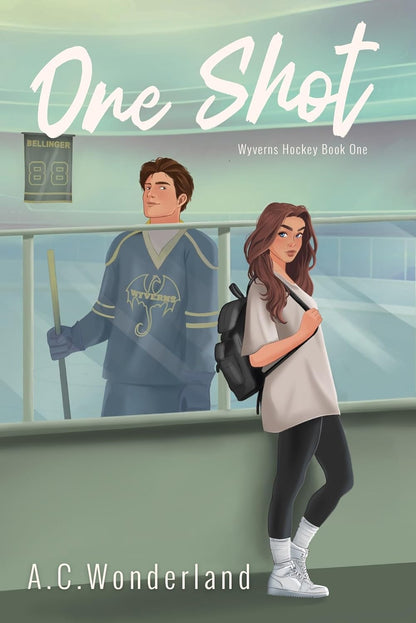 One Shot (Wyverns Hockey #1) - SIGNED BOOKPLATE