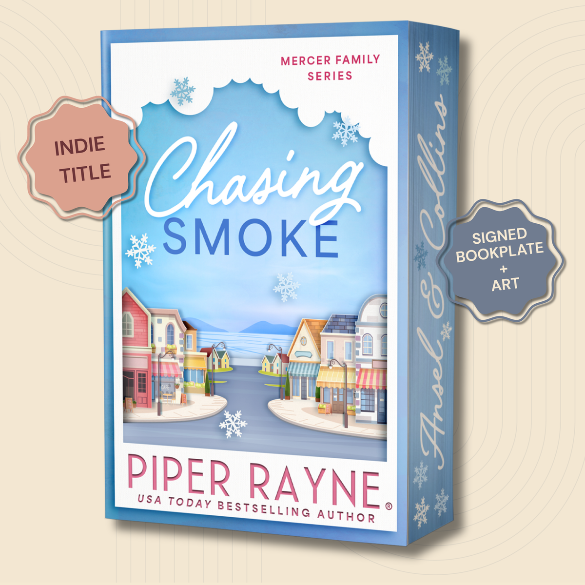 PREORDER - Chasing Smoke (The Mercer Family #2) (Indie Bookstore Exclusive Edition) - SIGNED BOOKPLATE + ART