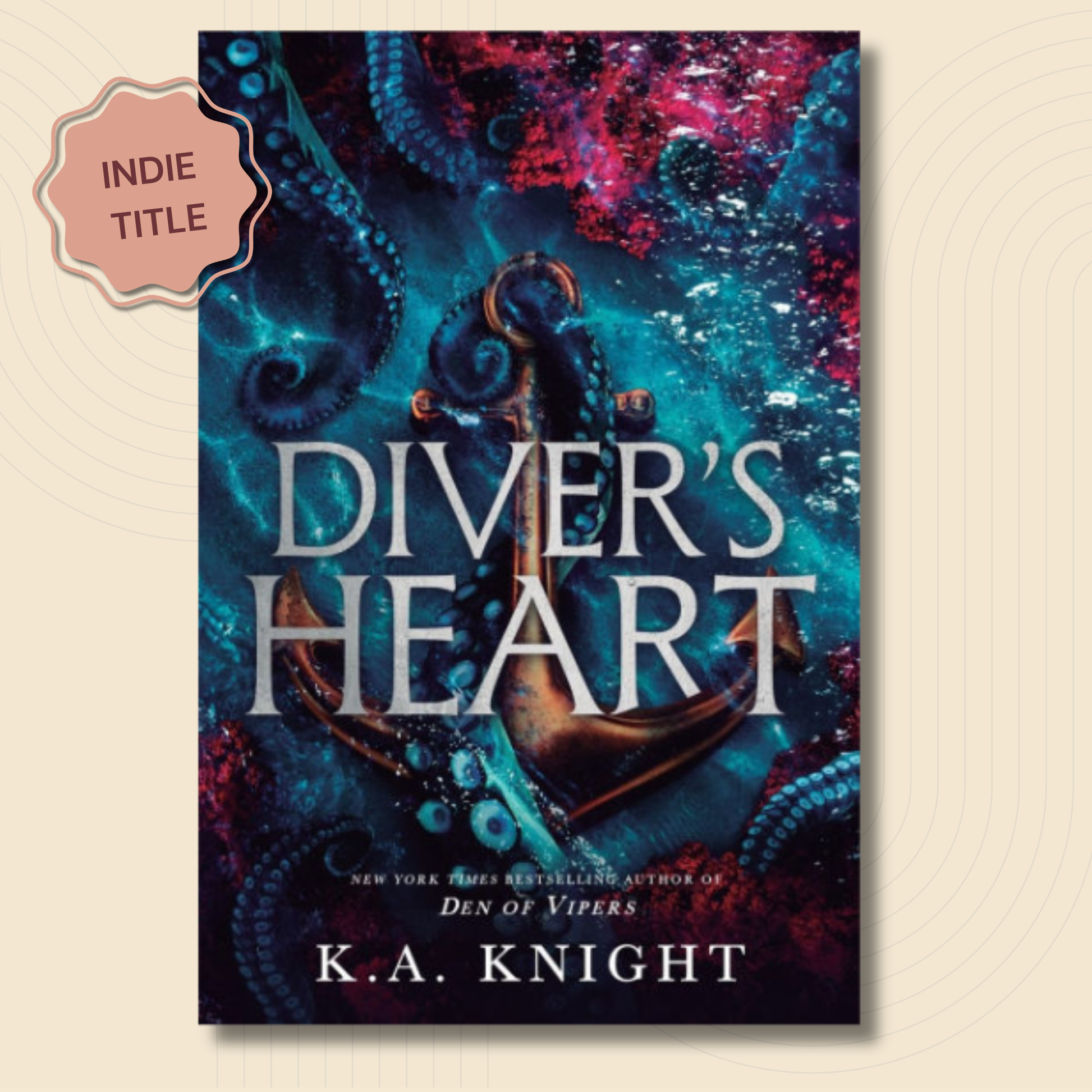 Book cover for 'Diver's Heart' by K.A. Knight